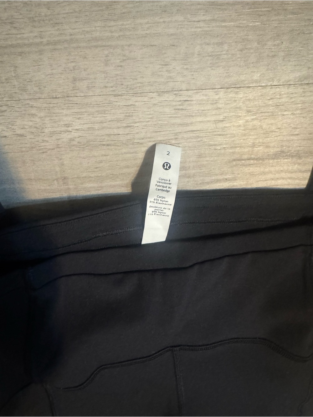 Lululemon Black Running Leggings Speed Tights Size 2 - Picture 8 of 9